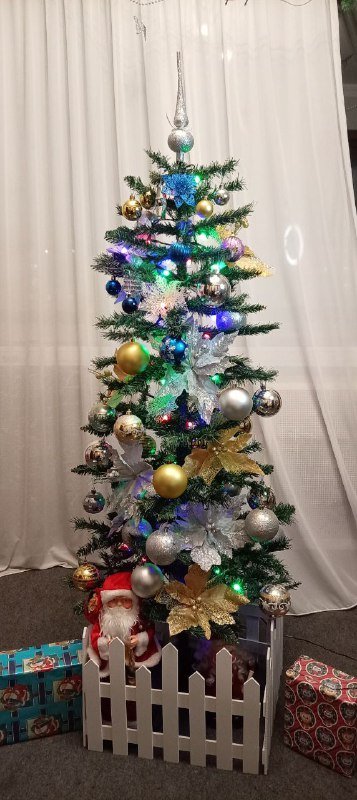 Искусственная новогодняя ёлка 160 см 2