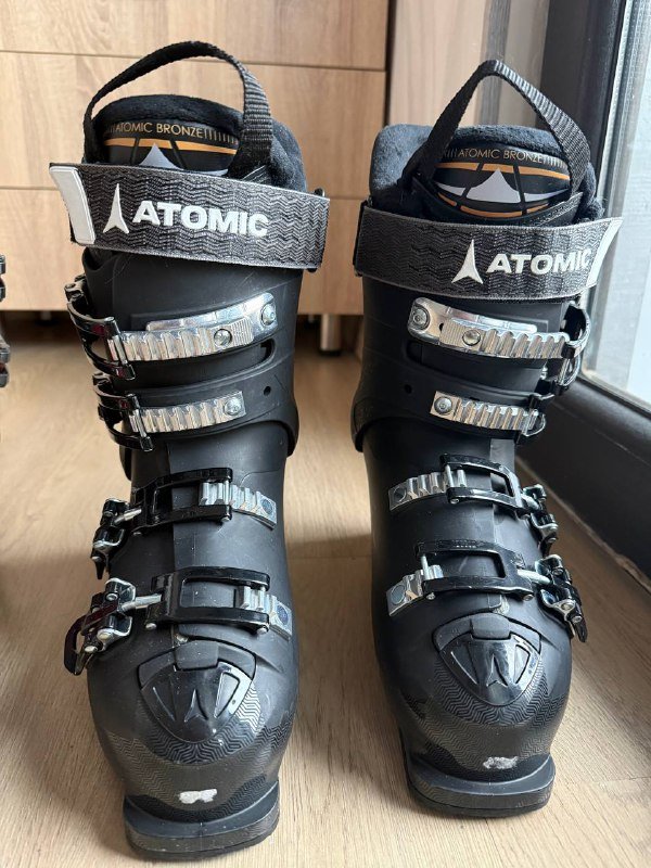 Женский горнолыжный комплект Atomic лыжи и ботинки 4