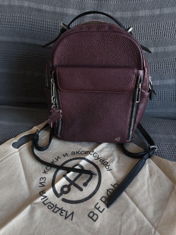 Рюкзак из натуральной кожи фирмы ВЕРФЬ