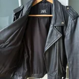 Кожаная куртка Zara 2