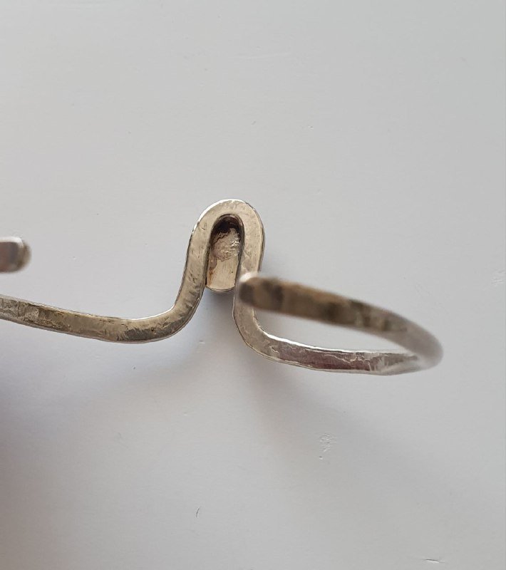 Браслет с камнем из серебра высокой пробы 3