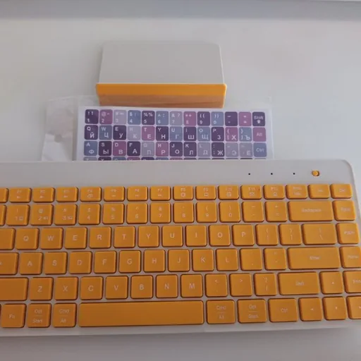 Беспроводная клавиатура Xiaomi, подставка, наклейки