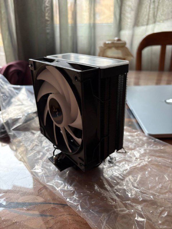 Кулер для процессора Deepcool AG400 BK ARGB V2 + вентилятор 2
