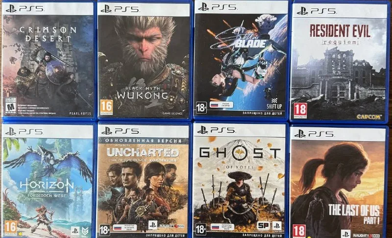 Игры для PlayStation 5 на дисках