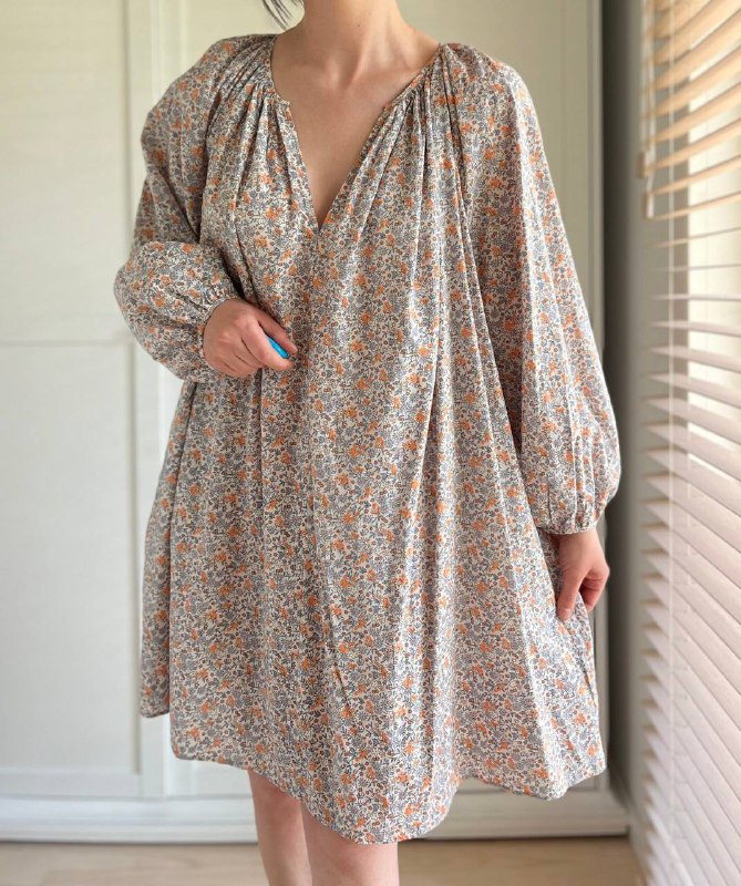 Хлопковое платье H&M 4