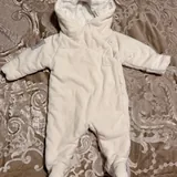 Autumn velour baby jumpsuit 1