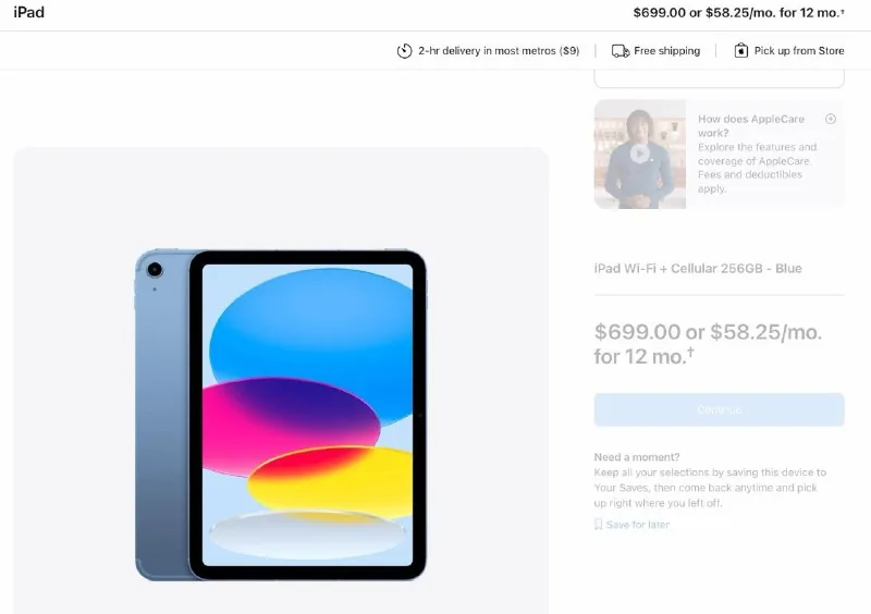 Apple iPad 11th Gen A16 2025 1