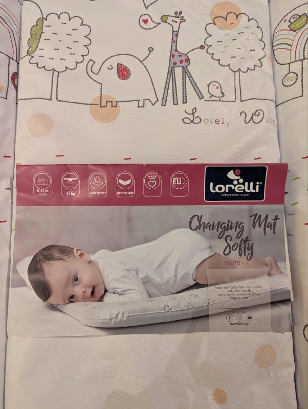 Мягкий пеленальный матрасик Lorelii 50x70 2