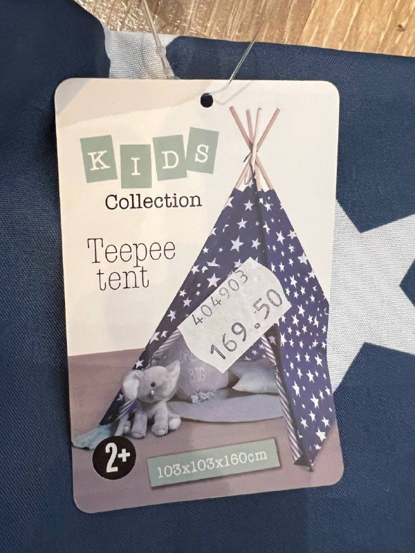 Детский вигвам 103x103x160 см 3