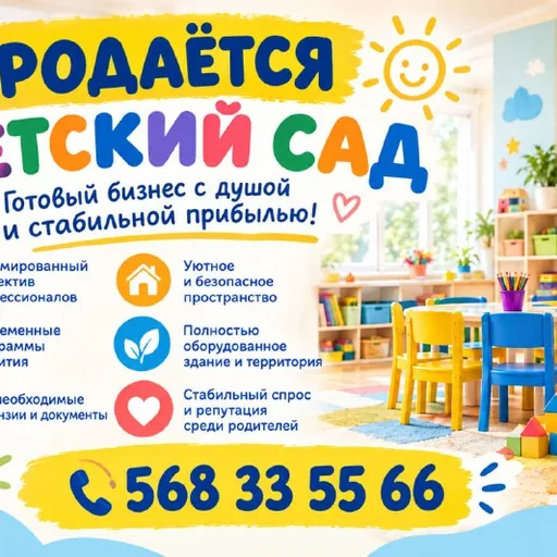 Готовый детский сад с душой и стабильной прибылью