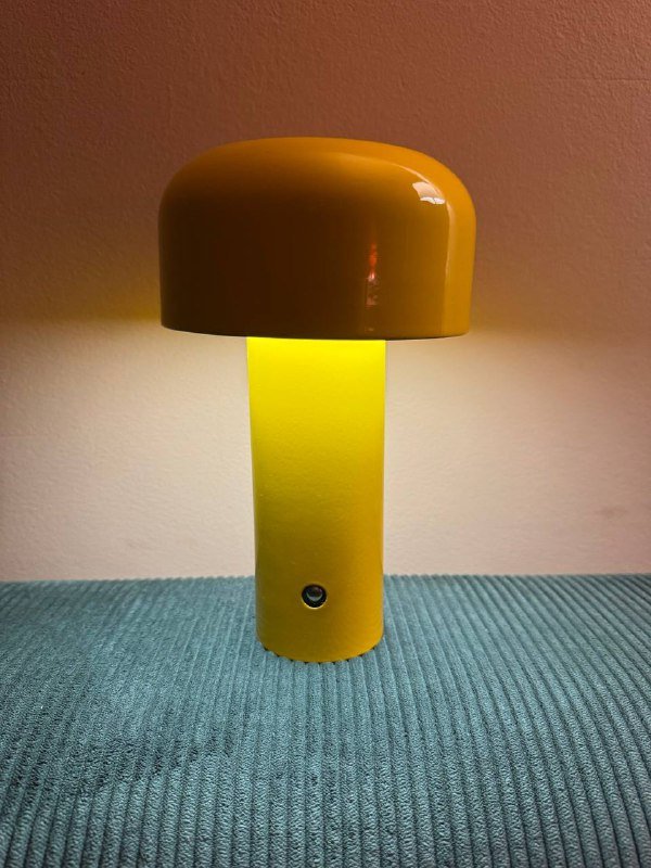 лампа ночник металлический с разным освещением 3