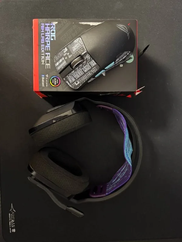 Наушники Logitech G535, мышка Rogue Harper Ace
