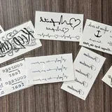 Маленькие переводные тату 1