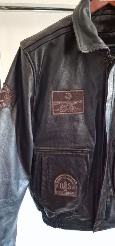 Мужская кожаная куртка авиатор Redskins XL 5