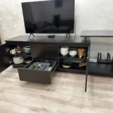 Тумба под телевизор с полками 1
