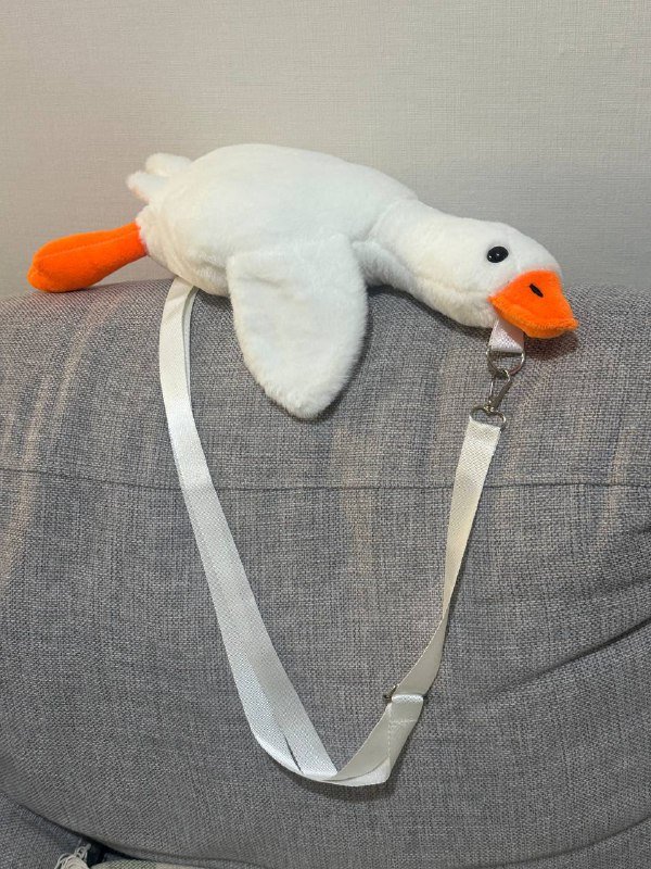 Сумка-рюкзак уточка, грелка зайчик