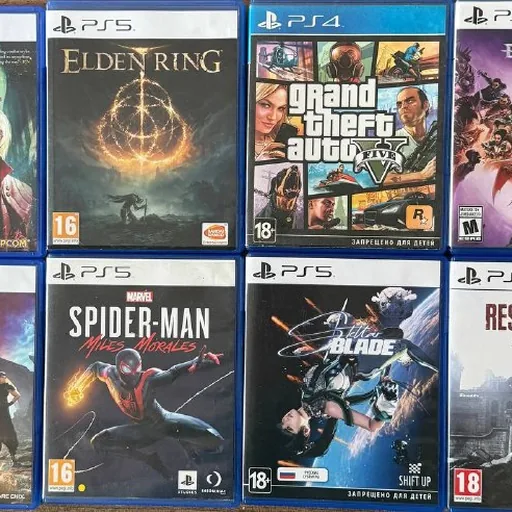 Игры на дисках для PlayStation 4 и PlayStation 5