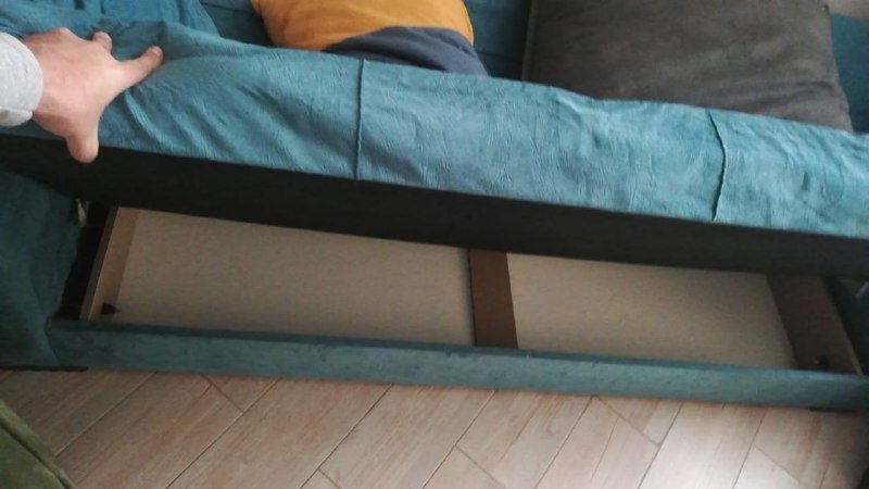 Угловой диван с местом для хранения 5