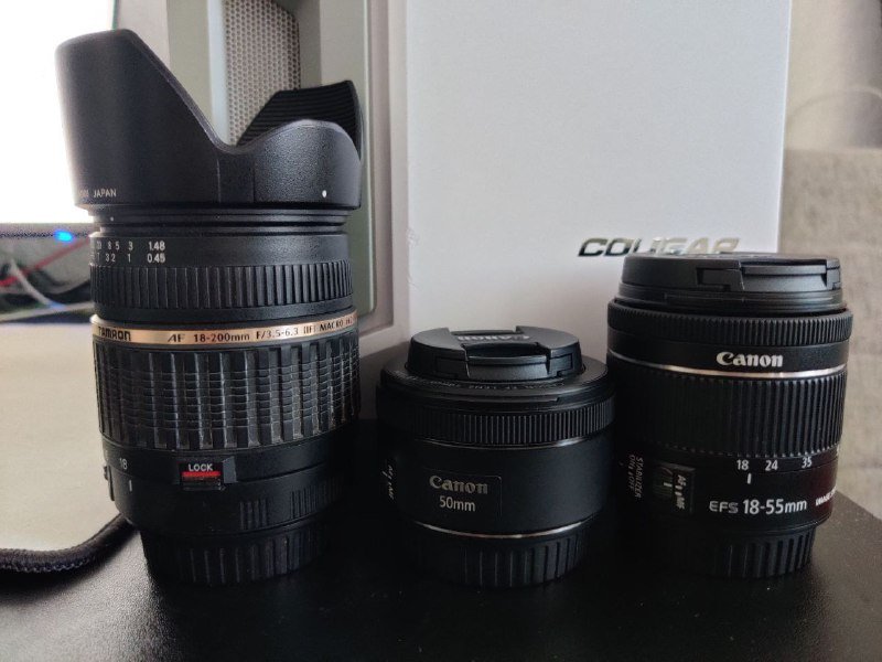 Фотоаппарат Canon EOS 250D, 3 линзы и аксессуары 2