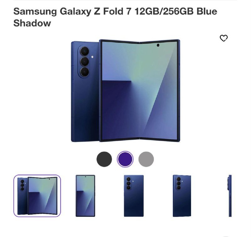 Samsung Z Fold 7 256 ГБ