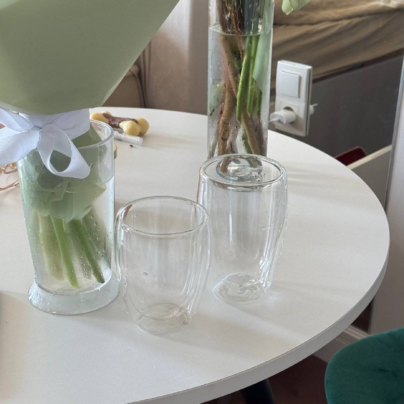 2 стакана с двойным дном