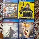 PS4, 2 геймпада, игры 2