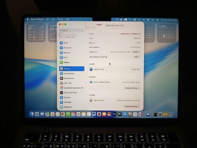 MacBook Air 13.6 M4 16/256 2025 4