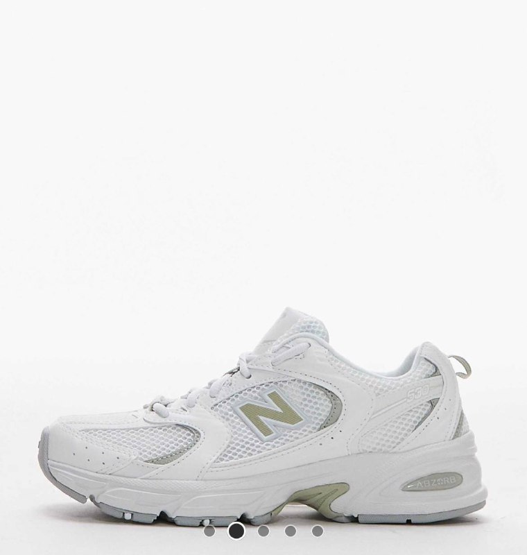 Кроссовки New balance 530 бело-зеленые размер 40 EU