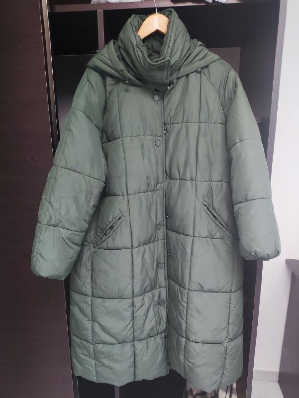 Женская куртка болотного цвета, размер L 2