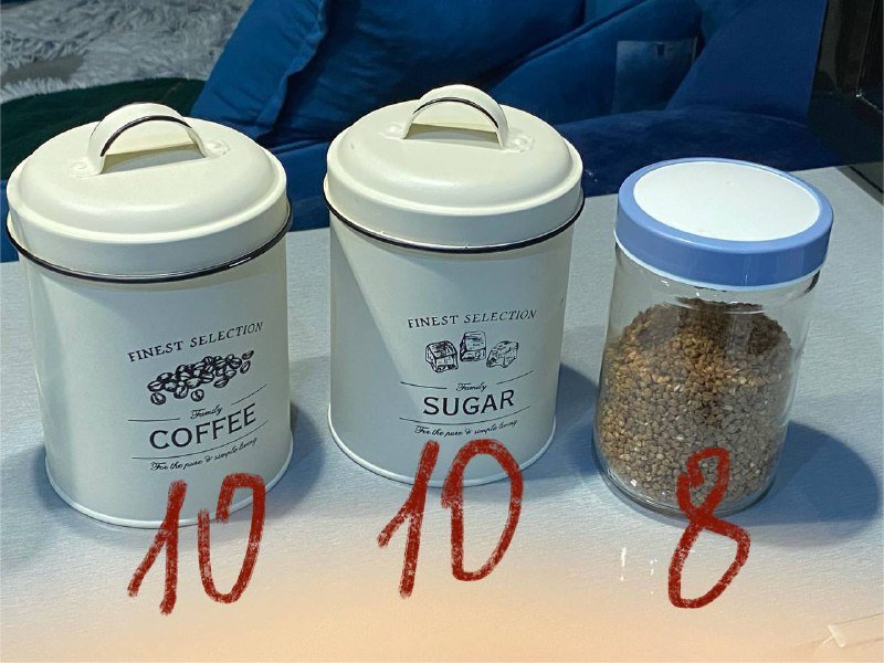 Бокалы, открывашка, венчик, лотки, шкатулка, когтеточка, игрушка, чайник, прихватки, банки, чесалка, весы, половник, нож, сапоги, сумка, кофта 9