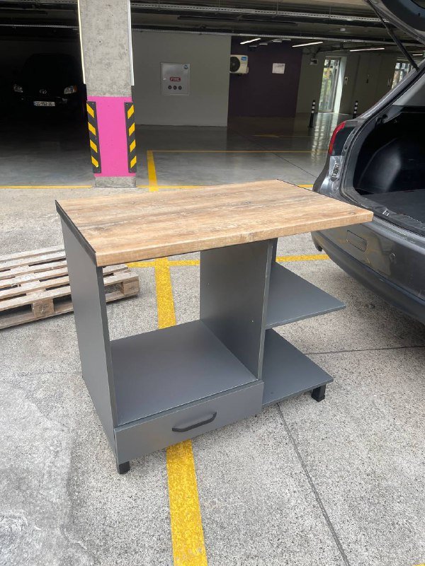 тумба под духовку с выдвижным ящиком 2