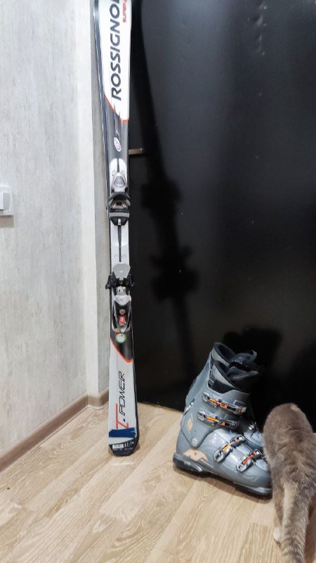 Штаны горнолыжные, подштанники, лыжи с ботинками 8