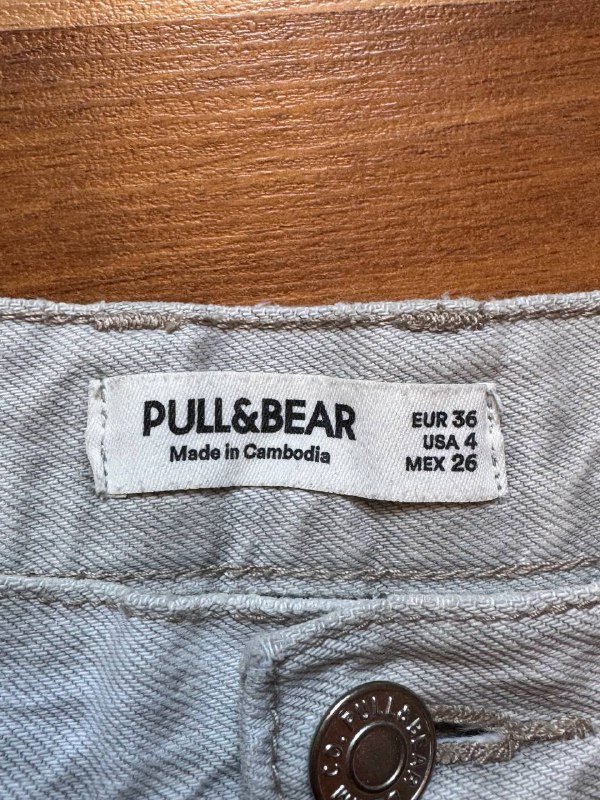 Джинсы Pull&Bear светло голубые 100% хлопок 2