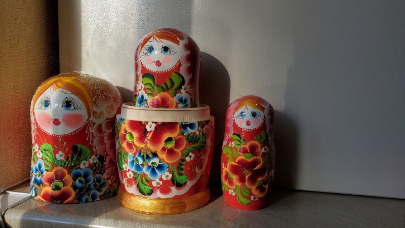 Матрешки ручной работы, комплект из 10 штук 5