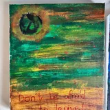 Авторская картина Don’t Be Afraid to Leave 1