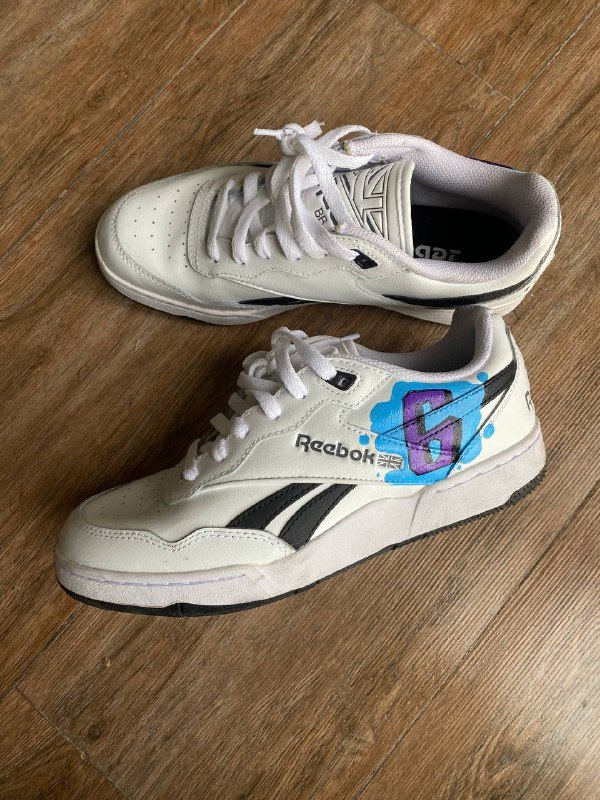 Кроссовки Reebok 39р, детские, кастомные