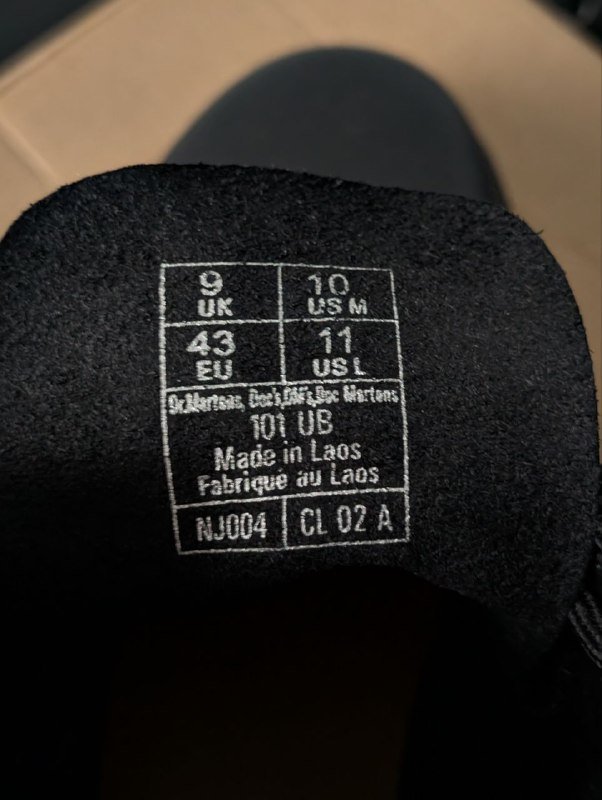 Dr. Martens 101 Ambassador кожаные ботинки мужские новые 7