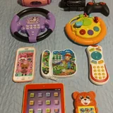 Детские игрушки: пианино, гитара, тетрис, планшеты, телефоны 4