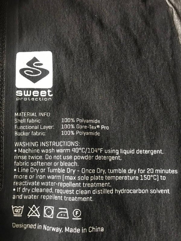 Защитная куртка Sweet Protection Gore-Tex S-M 6