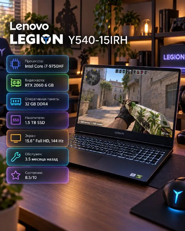 Lenovo Legion Y540 игровой ноутбук