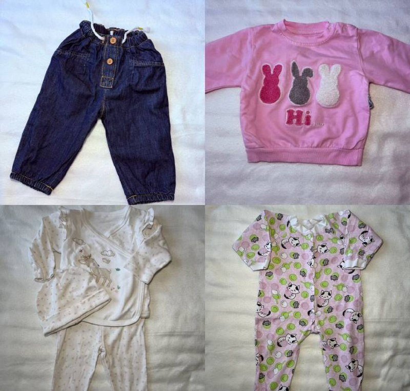 Вещи на девочку 62-68 размер пакетом 3