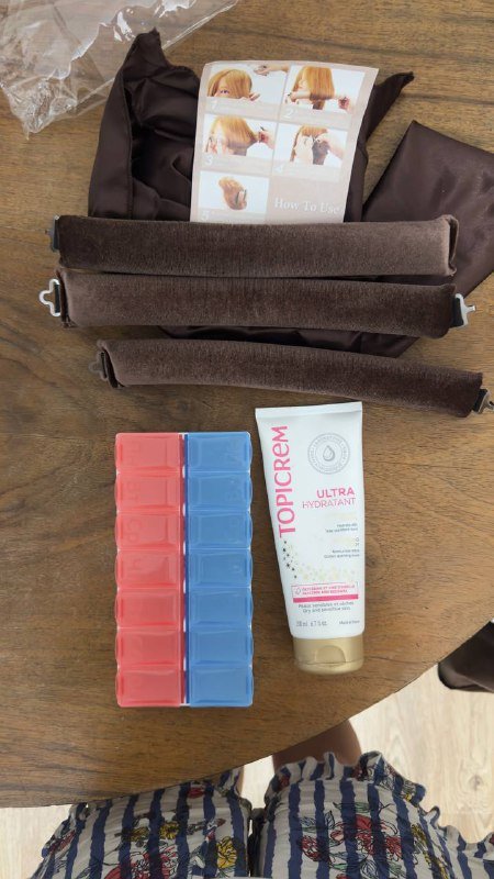 Ваза, пивной бокал, бигуди, таблетница, крем для тела Topicream