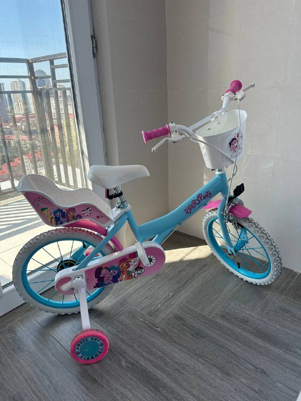 Детский велосипед с креслом My Little Pony