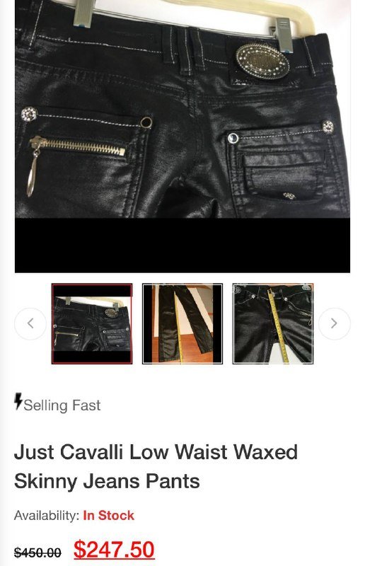 Just Cavalli женские брюки XS 4
