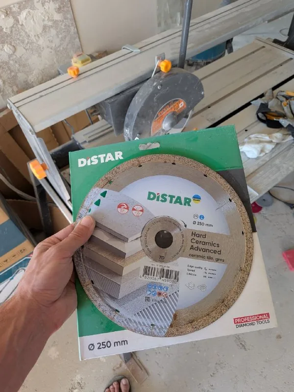 Алмазный диск Distar Hard Ceramic Advanced 250 мм