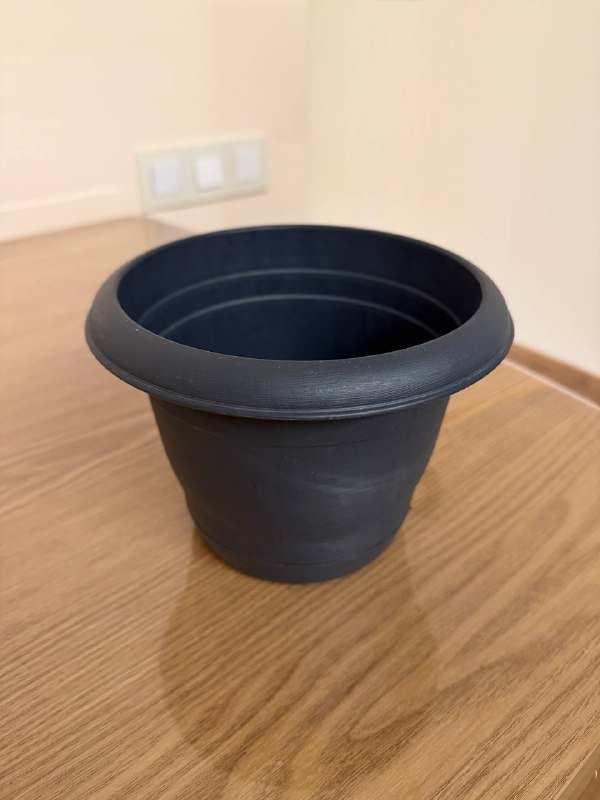 Горшок для цветов тёмно-серый, горшок для цветов коричневый, органайзер для ушных палочек