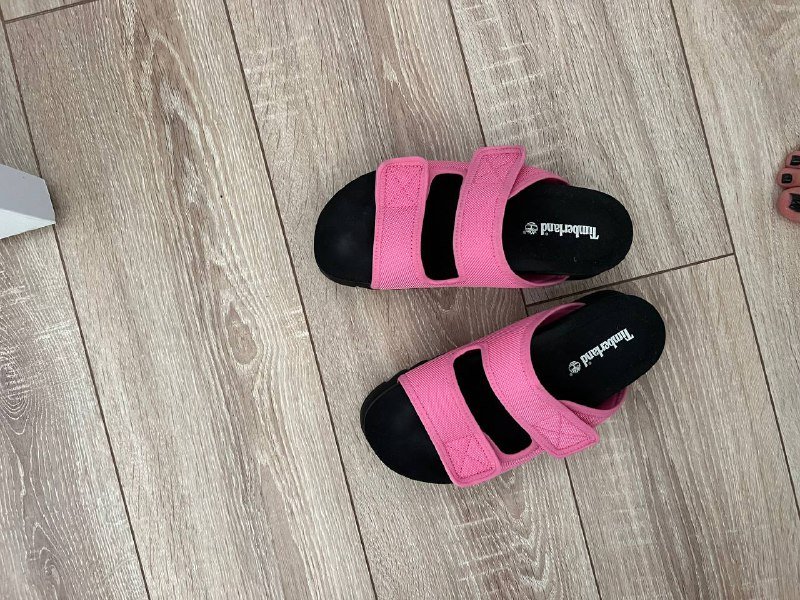 Розовые регулируемые женские сандалии размер 37