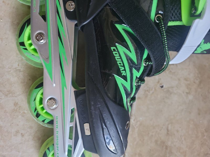 Роликовые коньки Cougar с колесами 76mm 82a 3