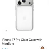 iPhone 17 Pro Clear Case with MagSafe 3