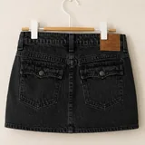 Черная джинсовая мини-юбка Levi's 2